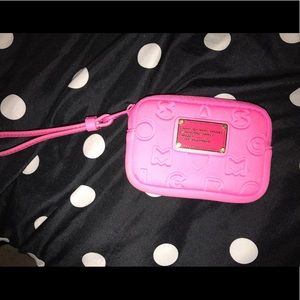Pink coin/card wallet